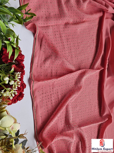 Hot Fix Rhinestone Crystal Mesh Fabric 70 GSM Eco Friendly Breathable Lightweight Water Resistant Wind Proof Custom - Product Image 5