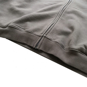 Sudadera Premium con Capucha, Spandex/Algodón, 440 GSM, Forro Polar, Cierre de Cremallera, Talla Grande, para Hombre y Mujer, Logotipo Personalizado, OEM, Ropa Urbana - Product Image 5