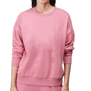 Sweat-shirt personnalisé pour homme en molleton 100% coton, broderie 3D, effet délavé, idéal pour le streetwear décontracté, OEM - Product Image 1