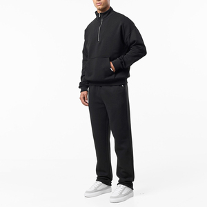 Conjunto Deportivo Personalizado de Felpa para Hombre, Sudadera con Cierre de Cremallera, Pantalones Jogger, Ropa Deportiva de Marca Propia, Corte Regular - Product Image 6