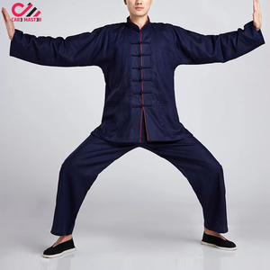Uniformes de karaté chinois en coton 100% extensibles, respirants, à séchage rapide, légers, OEM, traditionnels, vente en gros - Product Image 2