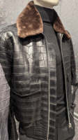 Nouvelle veste bomber en cuir de vache noir pour homme, style vintage, style motard, fermeture éclair en toile, de haute qualité, séchage rapide