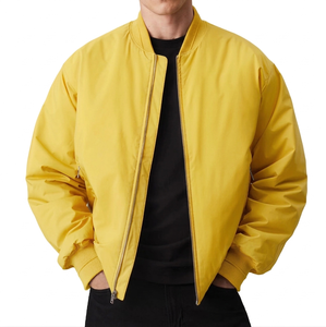 Chaqueta Bomber de Invierno para Hombre, Cuello Alto, Cómoda, Ajustable, de Lona, Secado Rápido, Personalizable, Cierre Completo con Cremallera de Alta Calidad - Product Image 4