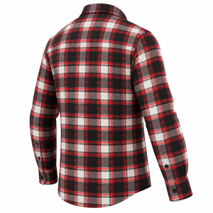 Chemise en flanelle à carreaux personnalisée pour homme, chemise à manches longues boutonnée, poche à double rabat, chemise à carreaux décontractée, chemise en flanelle personnalisée pour homme - Product Image 6