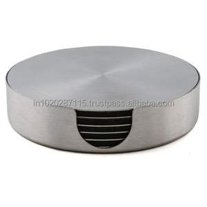 Posavasos de metal con diseño floral en relieve para mesa de comedor de lujo real clásica Cocina Oficina café uso - Product Image 5