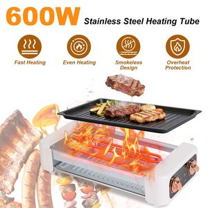 Griglia Elettrica 3 in 1 per Salsicce e Hot Dog, BBQ Senza Fumo per Interni ed Esterni con 3 Livelli di Temperatura - Product Image 3