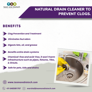 Polvo de enzima natural para el mantenimiento diario del limpiador de drenaje - Product Image 2