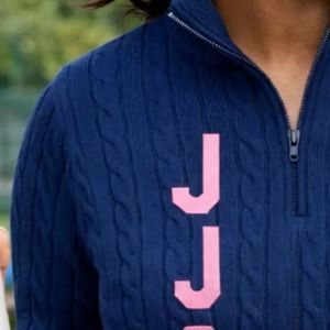 Jack and Jill Quarter Zip Cable Knit Sweater Classic Pullover High Neck Warm Knitted Casual <b>Long</b> Sleeve Top for <b>Men</b> Women Winter - Product Image 3
