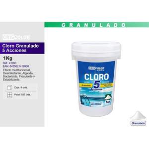 1KG CLORO GRANULADO para Limpieza de Piscinas Herramienta y Accesorio Esenciales - Product Image 3