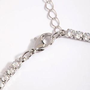 Collier ras-de-cou AMBER JEWELS de luxe en argent 925 avec moissanite et perle d'eau douce, design goutte d'eau taille poire, ensemble de bijoux en or 14 carats - Product Image 2