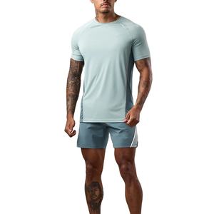 Conjunto de Shorts Casuales de Verano Estilo Hip Hop, Camiseta Oversize y Shorts, 2 Piezas, Secado Rápido, Cuello Redondo, Deportivo, para Hombre - Product Image 1