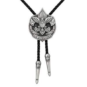 wholesale custom soft enamel medallion bolo <b>string</b> cute kid necklace personalized bolo ties - Product Image 2