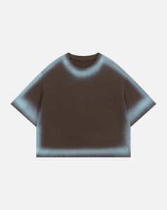 XXL Size Oversized Men's Black T-Shirt <b>Short</b> <b>Sleeve</b> O-Neck Knitted Solid Color Normcore Minimalist Style Regular Length - Product Image 1