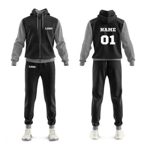 Conjunto Deportivo Personalizado de Sublimación para Hombre, de Alta Calidad, con Cremallera Completa, Degradado, para Calentamiento, Entrenamiento y Jogging - Product Image 3