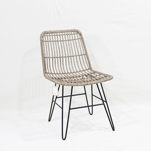 Modern Style Aluminum Frame PE Rattan Durable Stackable Outdoor Dining Chair for Living Room Hotel Restaurant Kitchen Villa - Product Image 4