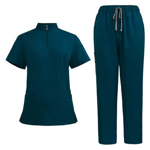 Premium Medical Scrub Uniform <b>Set</b> for <b>Doctors</b> and Nurses Comfortable Hospital Scrub Uniforms Wholesale Supplier - Product Image 1
