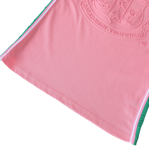 เสื้อยืดคอกลมแขนสั้นแฟชั่นลำลองสีชมพูสำหรับผู้หญิง รุ่นพรีเมียม ลายนูน ดีไซน์เพชร เป็นมิตรต่อสิ่งแวดล้อม เหมาะสำหรับฤดูร้อน - Product Image 4