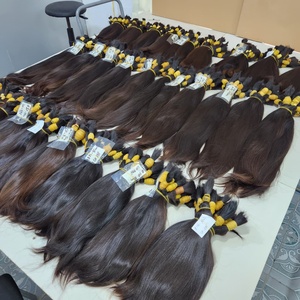 Cabello Humano Virgen Remy de Primera Calidad, Sin Procesar, con Cutícula Completa, Cabello Humano a Granel, Materia Prima, Rubio Decolorado # 60, # 613 - Product Image 1