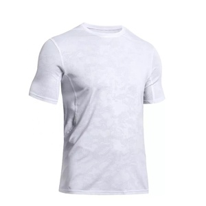Camiseta con estampado personalizado de alta calidad para hombre, camisa 100% de algodón en blanco para gimnasio, venta al por mayor - Product Image 4