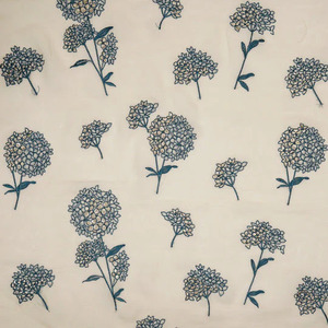 Tela de Bordado Premium con Textura de Malta, Tela de Poliéster Suave con Malla de Georgette y Encaje, Estampado Floral, Tela de Diseño para Vestidos de Novia - Product Image 4