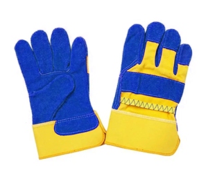 Canadian Rigger Cowhide Split Leather Safety <b>Gloves</b> <b>Warm</b> Thick Industrial Design <b>Work</b> Protection Cotton Nylon for Household Use - Product Image 6