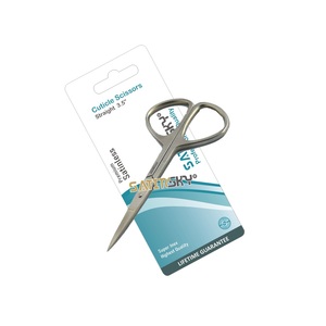 Tijeras para Cutículas, Cortaúñas Recto, Removedor de Uñas, Recortador de Cejas y Pestañas, Eliminador de Piel Seca, Manicura y Pedicura, Calidad Premium, Logotipo Personalizado - Product Image 1