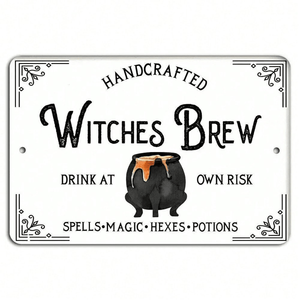 CIFbuy Insegna da Parete in Metallo Vintage per Decorazioni di Halloween, TikTok per Servizio di Ritiro Temu, Decorazione di Halloween - Product Image 1