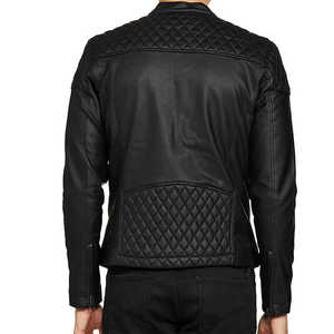 Vestes en cuir véritable tendance pour hommes, prix de gros, haute qualité, confortables, streetwear décontracté, veste de mode masculine - Product Image 2