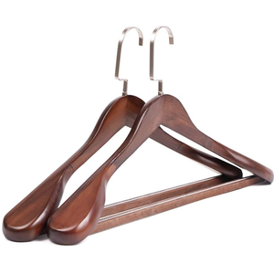 Hot Sale Manufacture Antique Wood Clothes Hanger Durable Handmade Finished Kids Clothes Hanger For Clothing Shop - Product Image 3