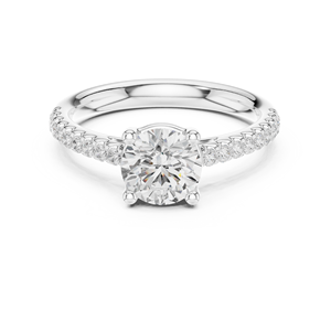 MOTTO JEWELRY 14K Anillo CZ Chapado en moda Joyería minimalista para uso diario - Product Image 6