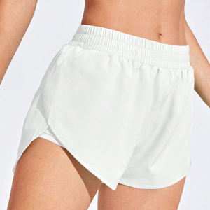 Women's Lightweight Breathable Yoga <b>Shorts</b> for Summer Sports Elastic Waist Training Cargo <b>Shorts</b> Plain Dyed - Product Image 2