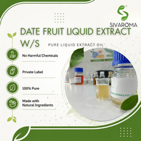 Natuurlijk dadelfruit vloeibaar extract, wateroplosbaar ingrediënt voor dranken, voedingsmiddelen en persoonlijke verzorging.