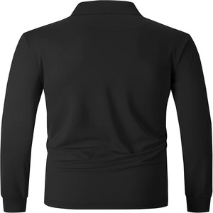 Camisa Casual de Manga Larga Personalizada, Color Sólido, Bordada, Antiarrugas, Sin Cuello, para Verano, 100% Algodón - Product Image 1