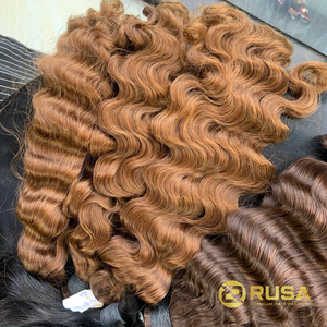Extensiones de Cabello Humano Virgen Vietnamita Rusa a Granel, Doble Trama a Máquina, Súper Doble Trama, 100g, Puntas Completas, Todos los Colores, Personalizables - Product Image 5