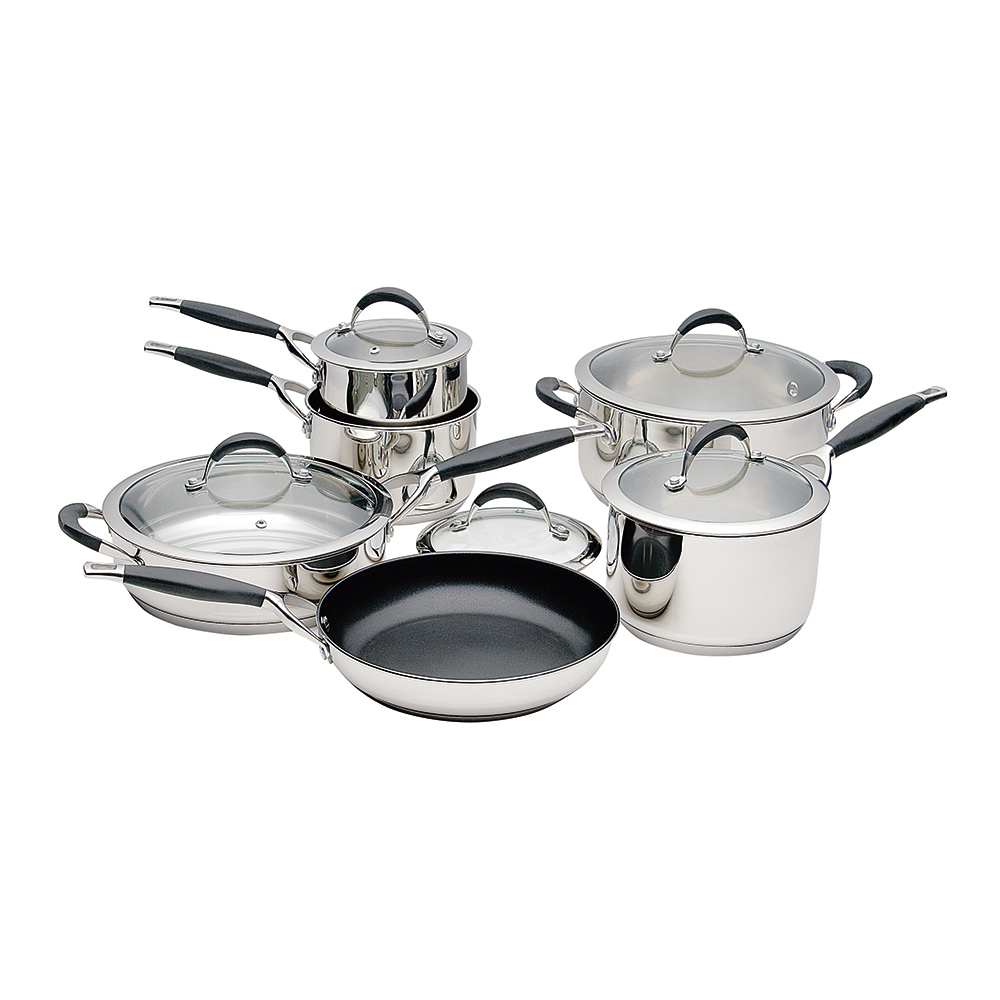 Non-stick Cookware Sets Cooking Cookware Milk Pot Stainless Steel Set Kitchen Metal OEM Non-stick Pots Pans and Utensils · image 5