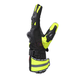 Gants de moto personnalisés Lazib Sports, fournisseur direct d'usine, haute visibilité, réfléchissants, imperméables, pour motards. - Product Image 4