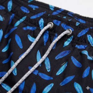 Summer Outdoor Sports Beach Shorts Casual Workwear Breathable woven Mid Waist Drawstring Closure Loose Fit quick dry mesh shorts - Product Image 3