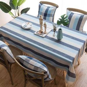 High Quality 100% Pure Cotton Tablecloth for Home Decor Customized Print <b>Table</b> <b>Cloths</b> with Logo - Product Image 3