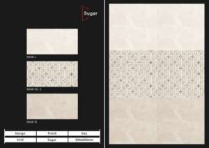 Azulejos Vitrificados Arquitectónicos con Superficie de Acabado Azúcar 300X600MM Diseñados para Espacios Modernos con Acabado Mate Suave - Product Image 3