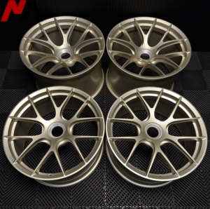 Rines MN Forged FI <span class=keywords><strong>R</strong></span> F1R de Aluminio 6061-T6 con Bloqueo Central para <span class=keywords><strong>Porsche</strong></span> 991 <span class=keywords><strong>911</strong></span> 992 992.1 992.2 GT3 GT3RS GT4RS de 20 y 21 Pulgadas - Product Image 2