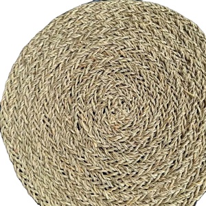 Panier artisanal du Vietnam écologique de style personnalisé artisanat naturel fabriqué à partir de jonc de mer torsadé avec technique brute - Product Image 2