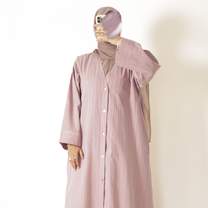 Fabricante de Abayas Personalizadas con Logotipo para Mujer, Vestido Maxi Islámico Premium con Empaque de Boutique para Marcas de Moda Globales - Product Image 4