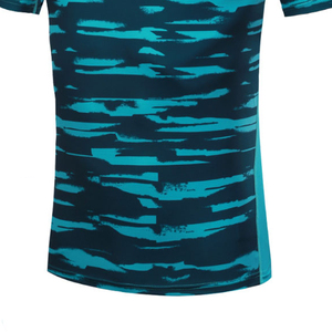 เสื้อยืดซับลิเมชั่นคุณภาพสูงสำหรับผู้ชาย - ออกแบบโลโก้ด้านหน้าของคุณเอง ผลิตจากโพลีเอสเตอร์ 100% แห้งเร็วและเป็นมิตรกับสิ่งแวดล้อม - Product Image 6
