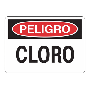 Panneau d'avertissement de chlore Brady PELIGRO - Panneau de signalisation routière réfléchissant en PC pour la sécurité routière intérieure et extérieure - Product Image 2