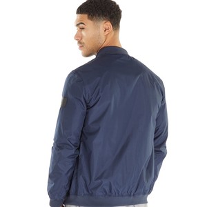 Chaqueta Bomber Personalizada de Poliéster y Algodón Ligero con Cuello Acanalado y Cierre Completo, Estilo Urbano, Servicio OEM - Product Image 6