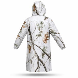 Poncho de pluie imperméable à capuche personnalisé pour la chasse, manteau de pluie camouflage, veste de pluie longue pour la pêche et la randonnée en plein air, coupe-vent, OEM ODM toutes saisons - Product Image 3