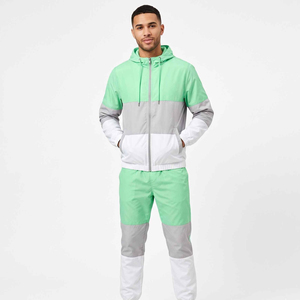 Ensemble coupe-vent léger unisexe pour hommes et femmes, veste et pantalon respirants et imperméables pour les sports de plein air - Product Image 1