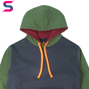 Hoodie à manches régulières léger, fabriqué à la main, en tissu doux de qualité supérieure, confortable, avec couleurs contrastées personnalisées - Product Image 3