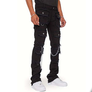Nuevos Jeans Ajustados de Diseño Personalizado para Hombre, Pantalones Vaqueros de Alta Calidad a Bajo Precio - Product Image 3