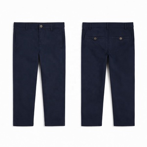 Nouveauté - Pantalons décontractés pour enfants - Coupe droite - Pantalons pour enfants - Vêtements scolaires - Coton sergé extensible - Pantalons <span class=keywords><strong>chino</strong></span> pour garçons - Direct usine - Product Image 4